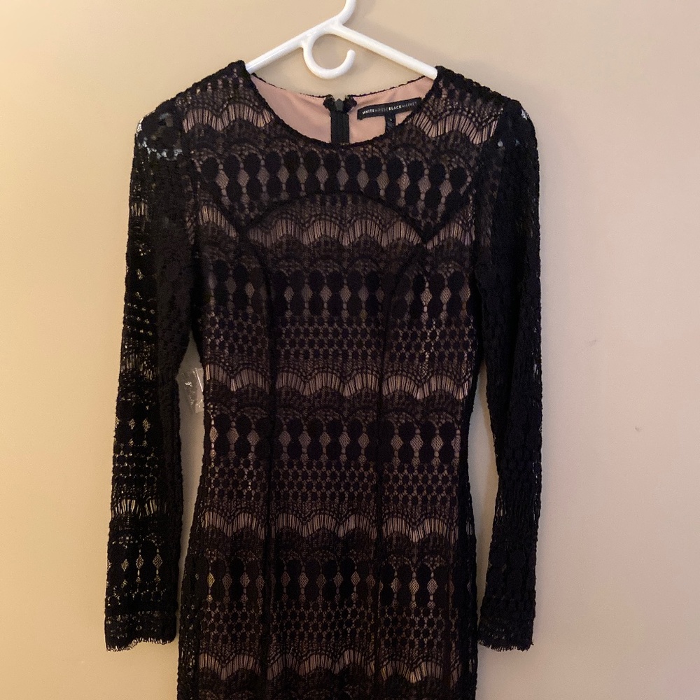 WHBM black dress